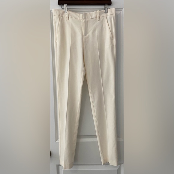 Zadig & Voltaire Prune Crepe Off White Cream Pants 38 - Picture 9 of 15